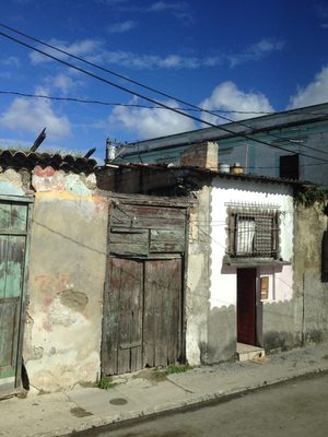 A fairly typical street scene in the non-tourist section...